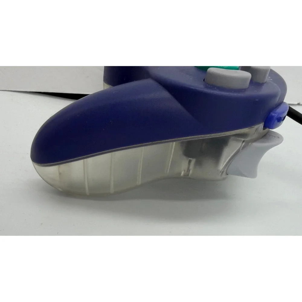 Nintendo‎ GameCube Controller Indigo Clear OEM DOL-003 Purple Translucent Tested